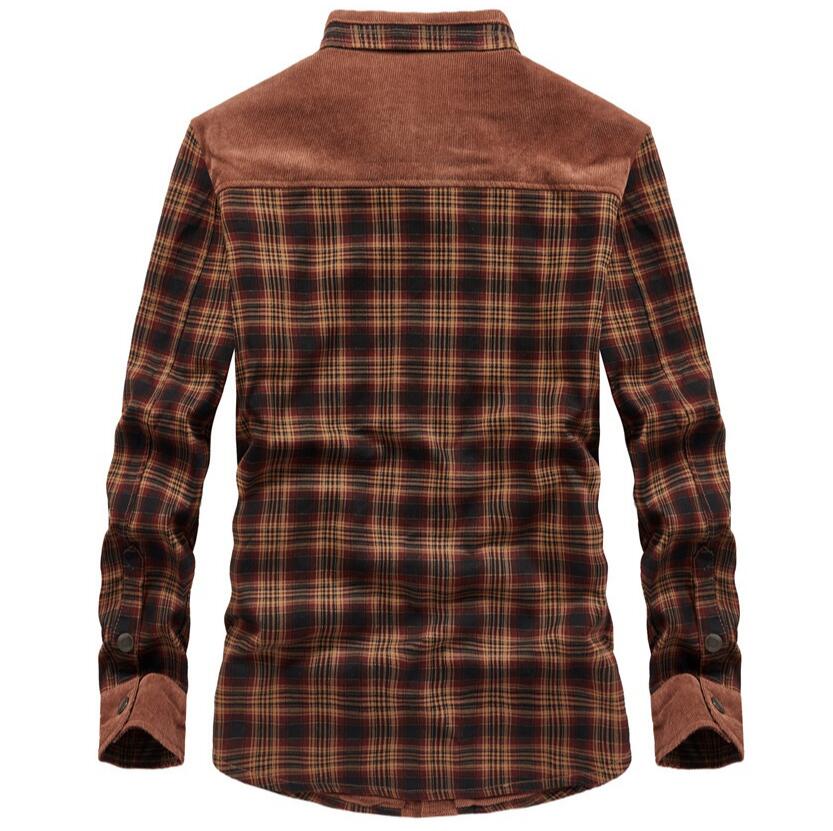 Men's Jackets Winter Windproof - Flannel Shirt Lined incelemesi ve fiyatı