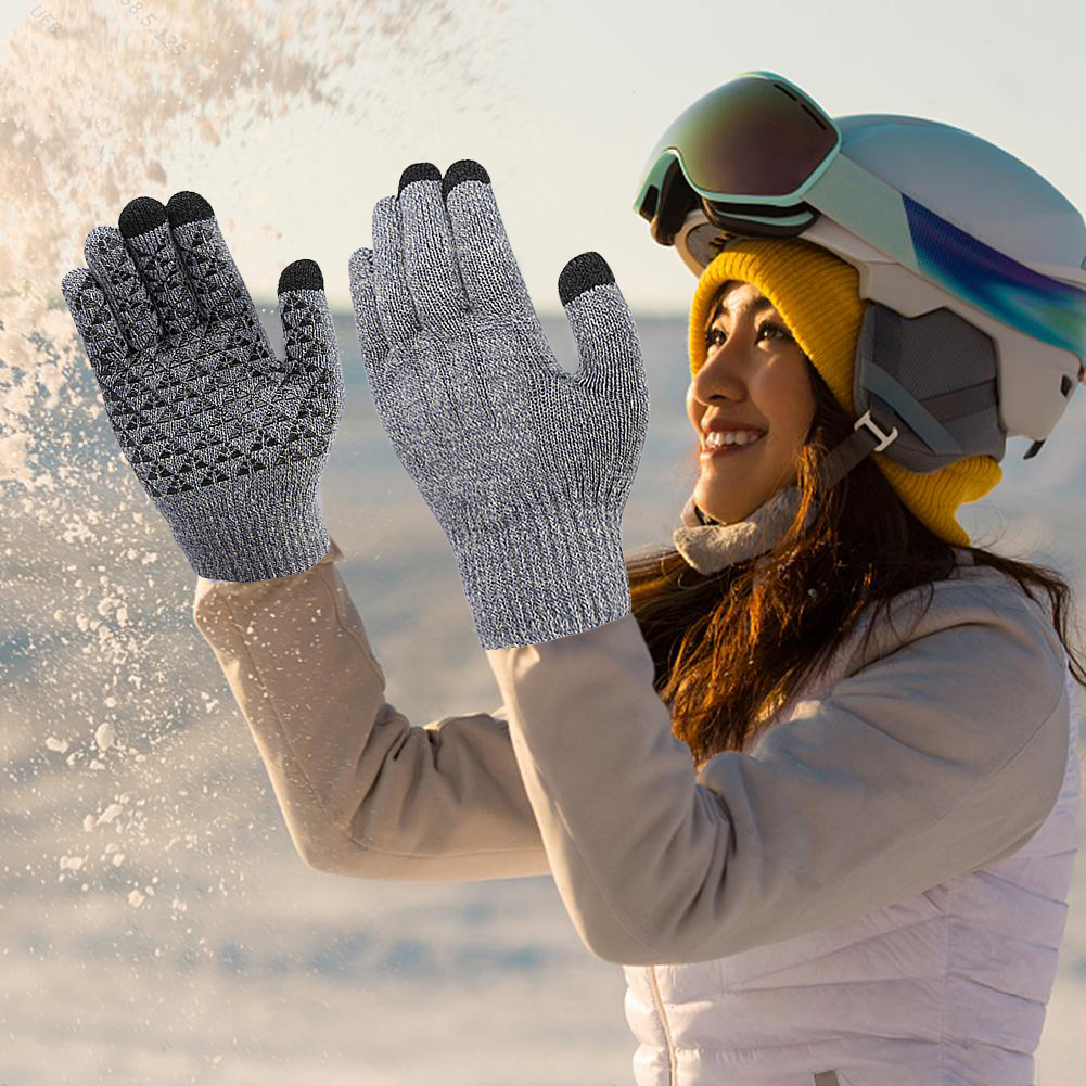 USB Heated Knitted Gloves Full - Touch Screen Gloves incelemesi ve fiyatı