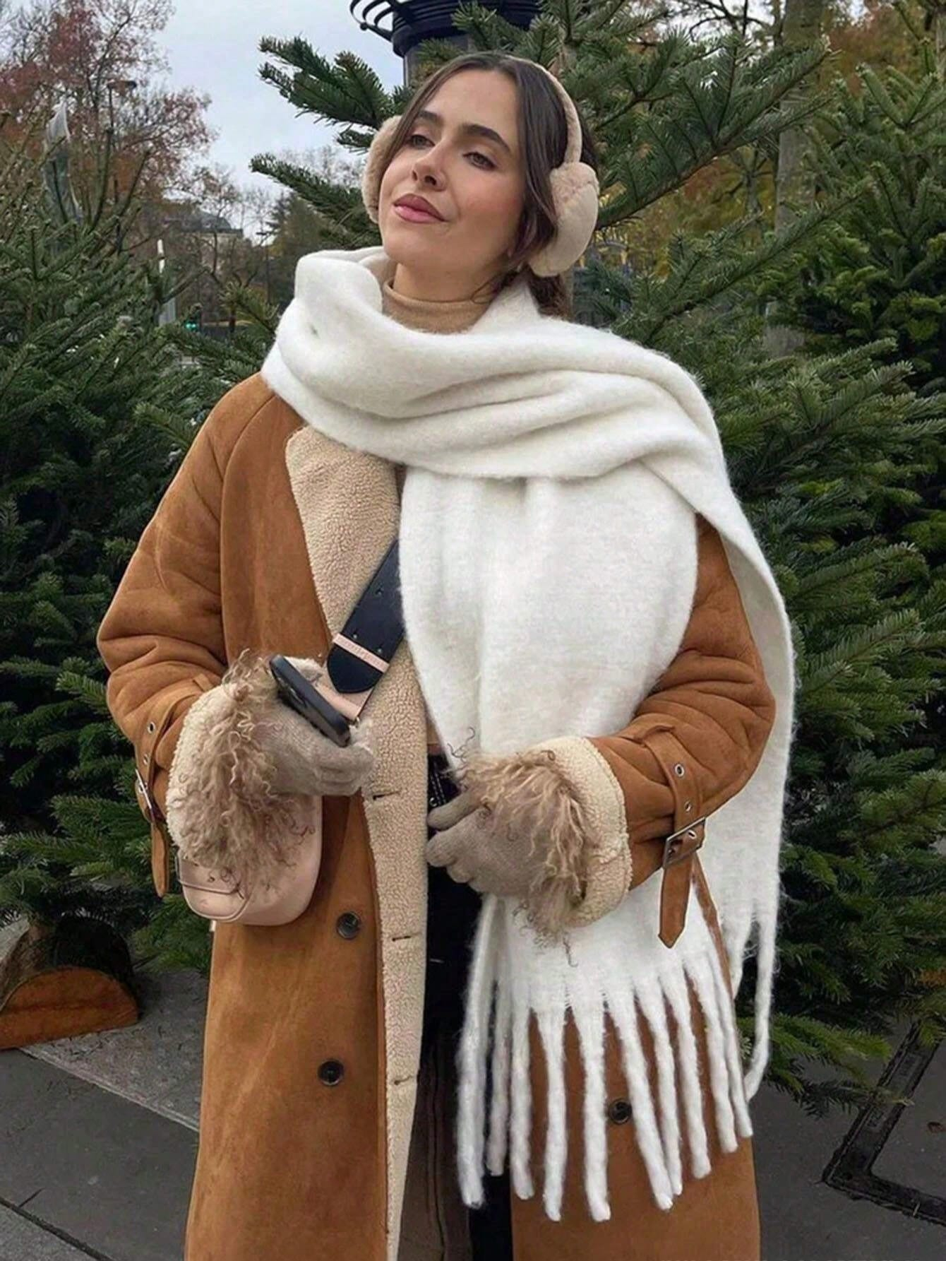 Winter Scarf Women Luxury Autu - Shawl Wrap Winter incelemesi ve fiyatı
