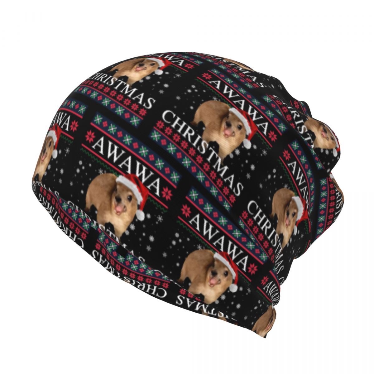Rock Hyrax Merry Christmas Ugl - Knit Beanie Hat Warm incelemesi ve fiyatı