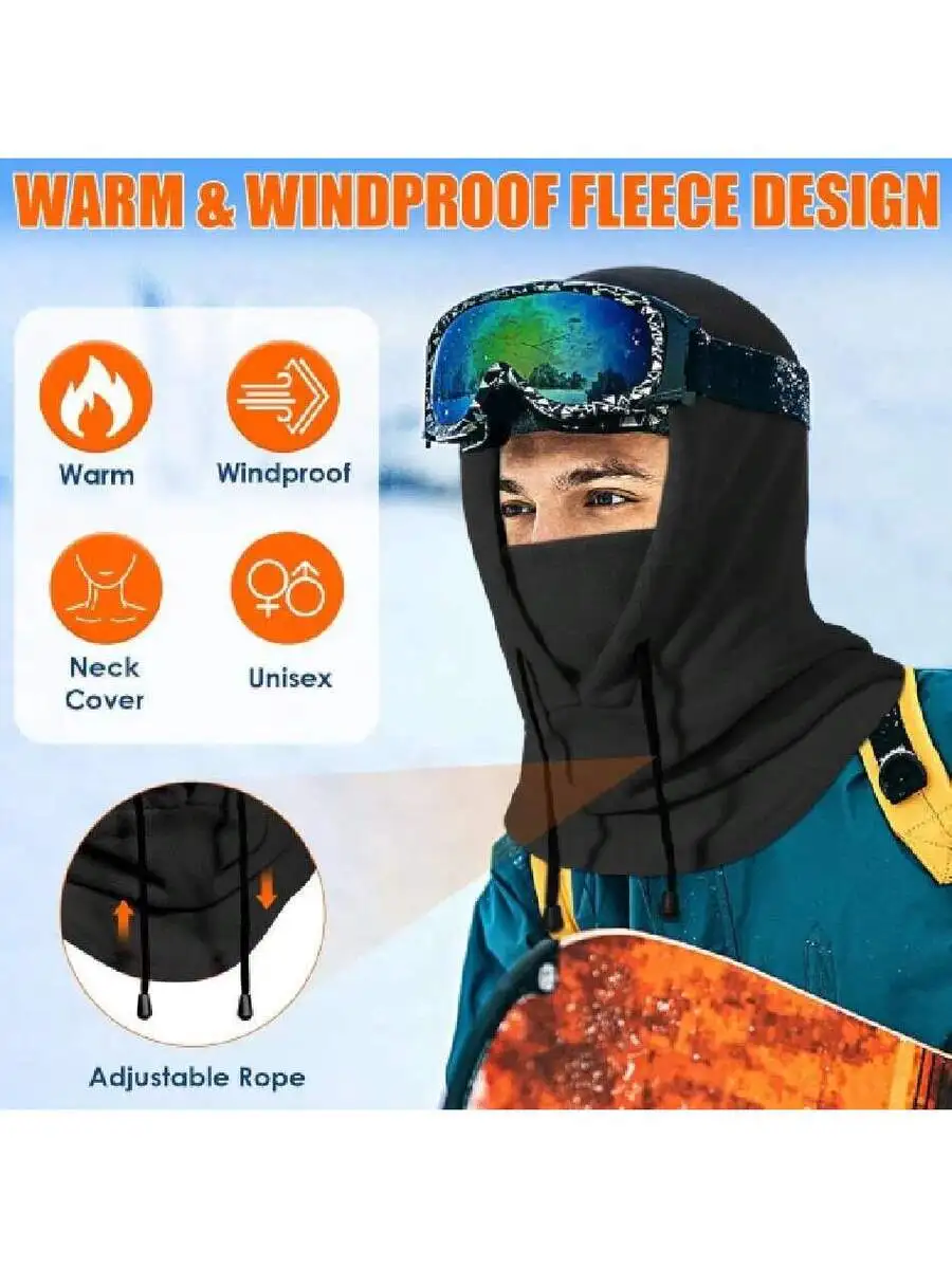 Warm Windproof Fleece Balaclav - Balaclava Ski Mask incelemesi ve fiyatı