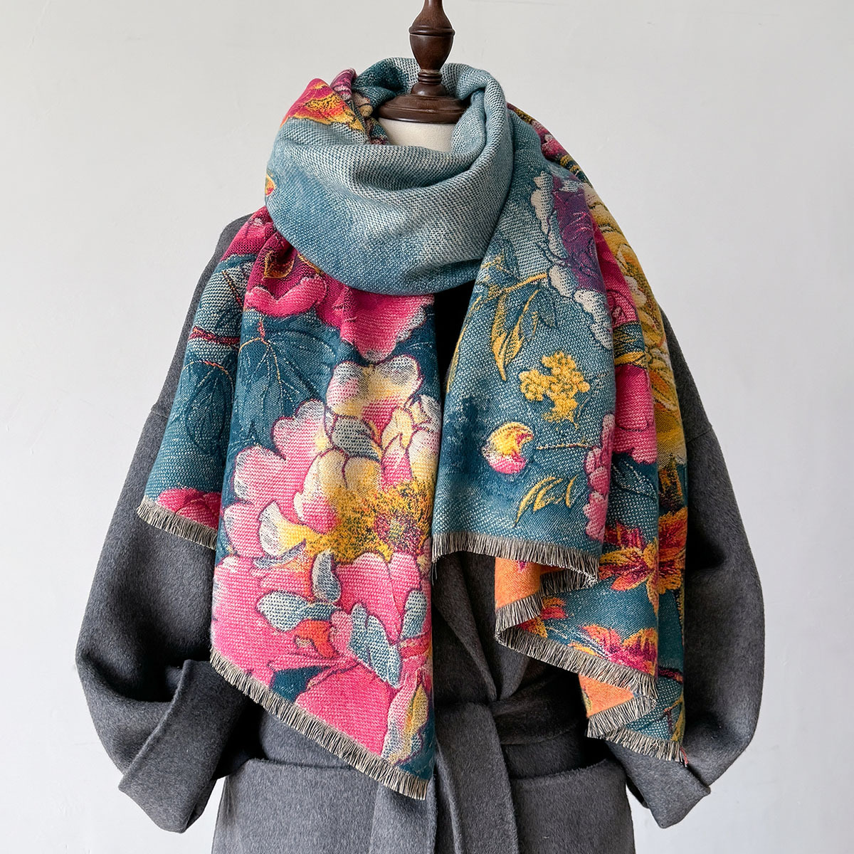Warm Cashmere Scarf Women Shaw - Shawl Wrap Winter incelemesi ve fiyatı
