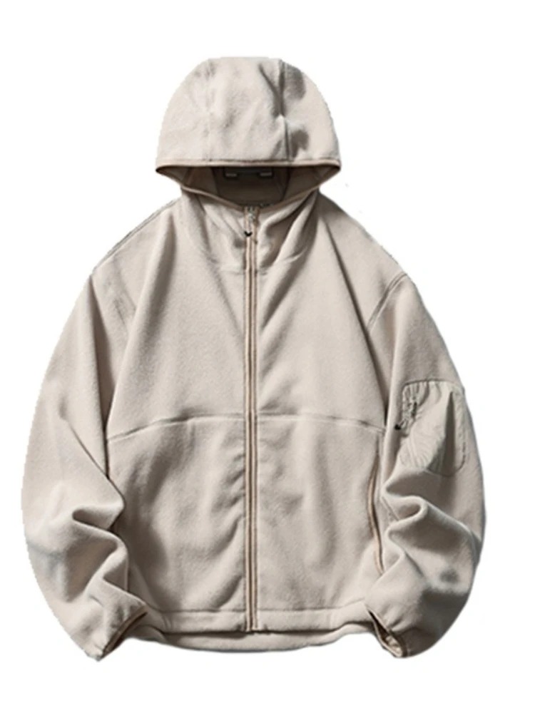 Mens Hoodie Autumn Winter Cott - Sherpa Hoodie Fleece incelemesi ve fiyatı