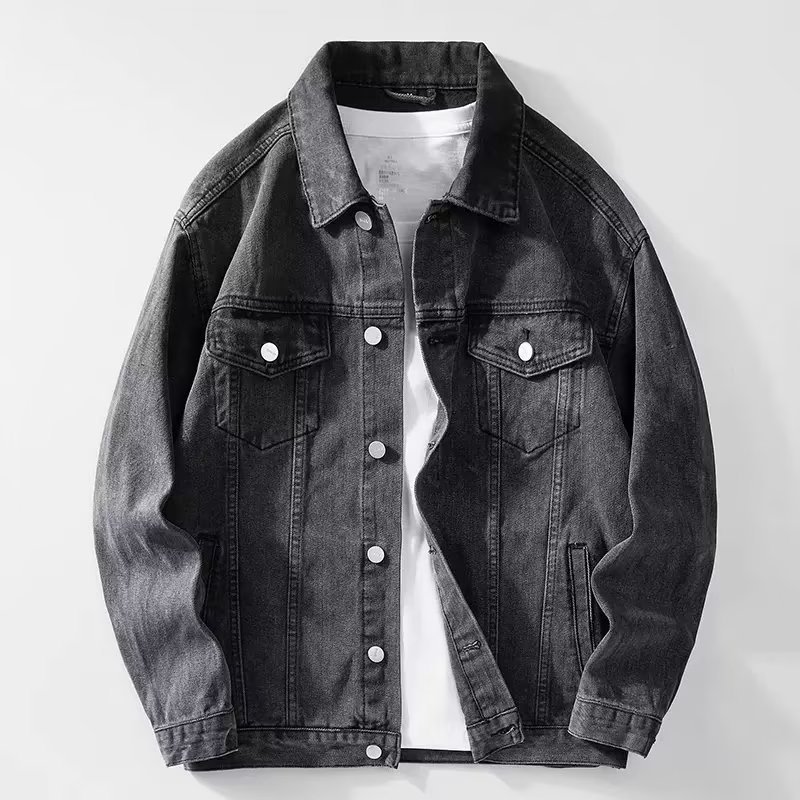 Denim Jacket Men  Single Breas - Down Jacket Packable incelemesi ve fiyatı