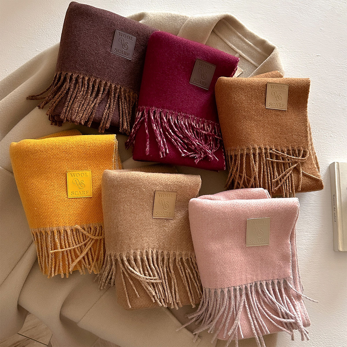 NEW Wool Winter Thick Warm Sca - Cashmere Pashmina Wrap incelemesi ve fiyatı