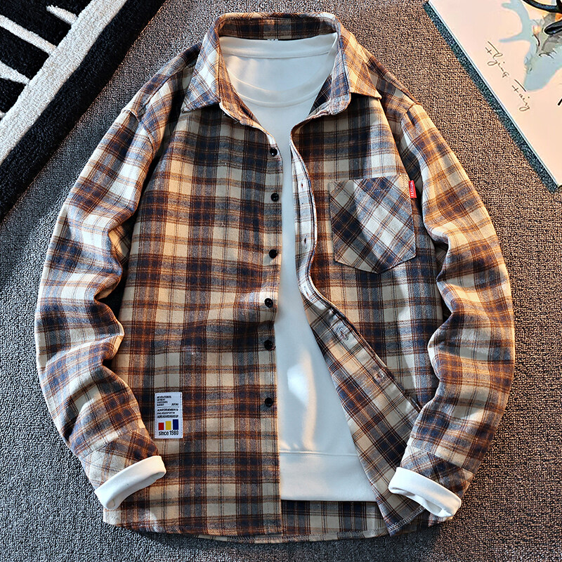 2025 New Arrival Mens Plaid Sh - Flannel Shirt Lined incelemesi ve fiyatı