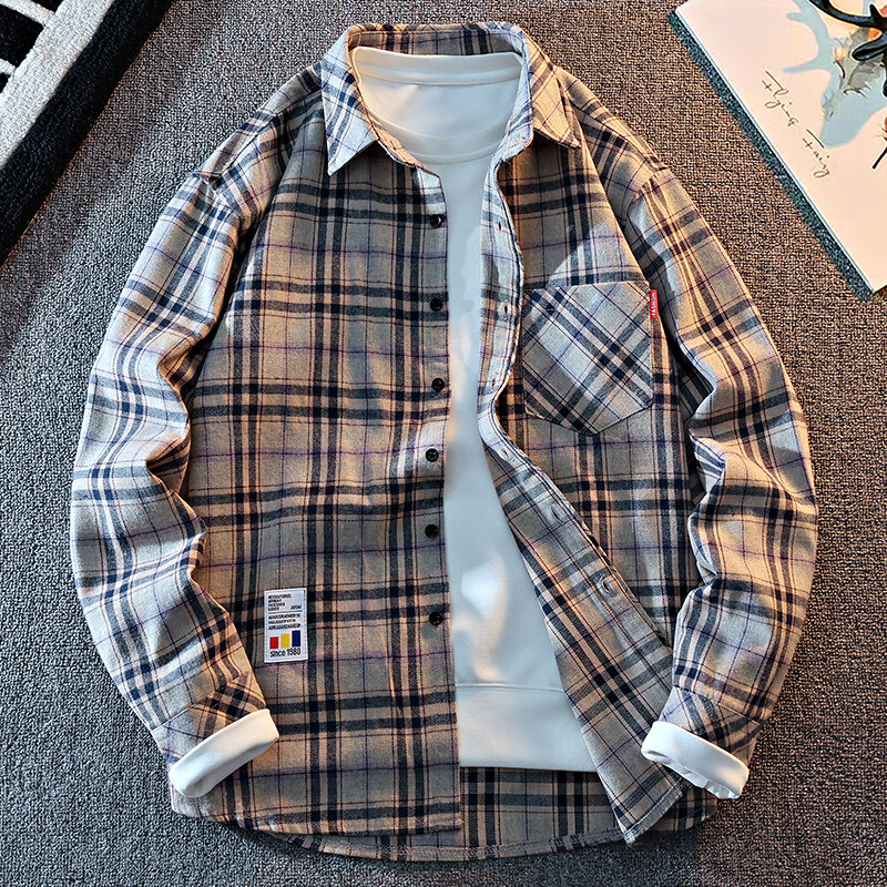 2025 New Arrival Mens Plaid Sh - Flannel Shirt Lined incelemesi ve fiyatı