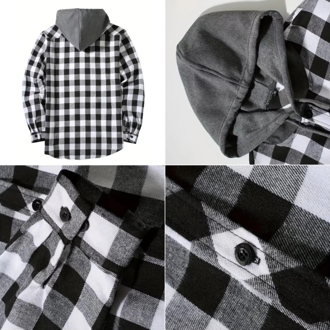 Men's Business Spring And Autu - Flannel Shirt Lined incelemesi ve fiyatı