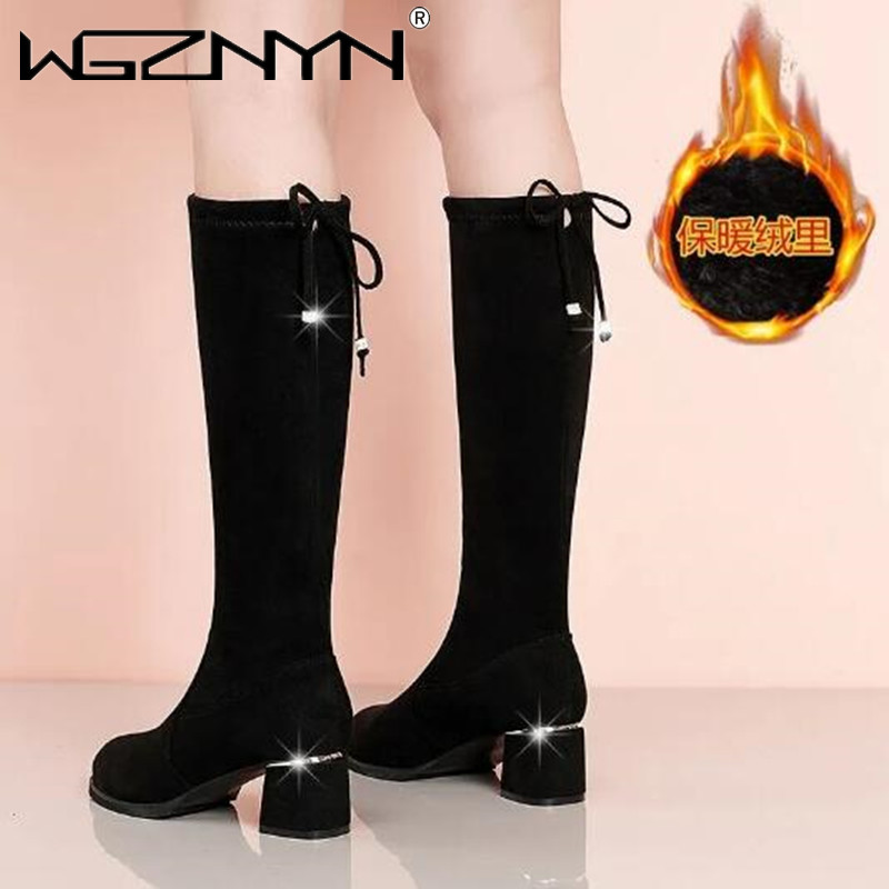 Women Autumn Winter Black Knee - Waterproof Winter Boot incelemesi ve fiyatı