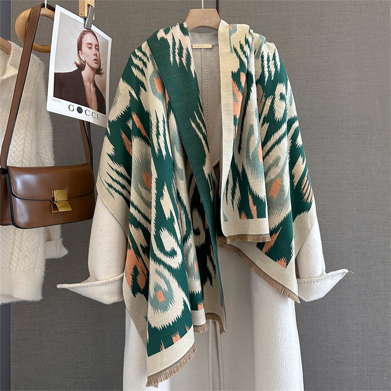 2025 Brand Warm Cashmere Ponch - Cashmere Pashmina Wrap incelemesi ve fiyatı