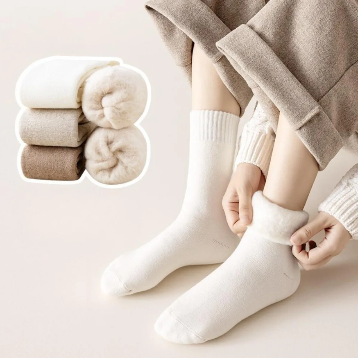 1 Pair Winter Warm Thermal Soc - Thermal Sock Wool incelemesi ve fiyatı