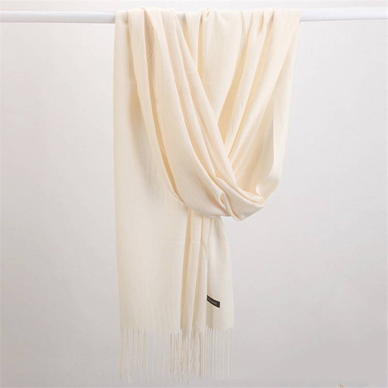 Women Solid Scarf Cashmere Fee - Cashmere Pashmina Wrap incelemesi ve fiyatı