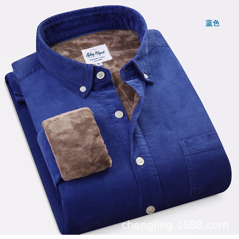 Corduroy Warm Shirts Cotton Pl - Flannel Shirt Lined incelemesi ve fiyatı