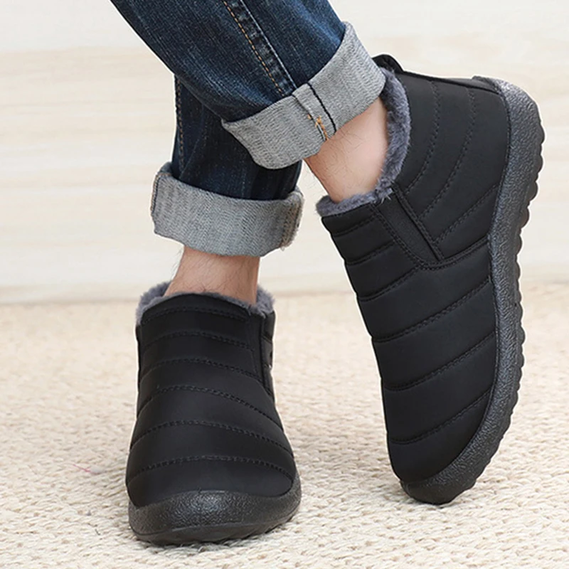 Fashion Men's Snow Boots Ankle - Waterproof Winter Boot incelemesi ve fiyatı