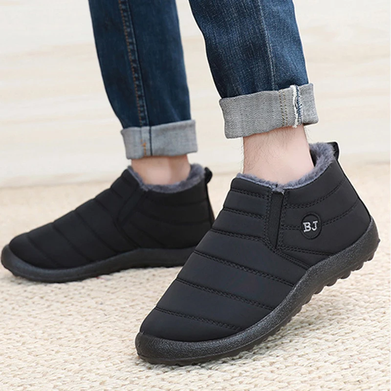 Fashion Men's Snow Boots Ankle - Waterproof Winter Boot incelemesi ve fiyatı