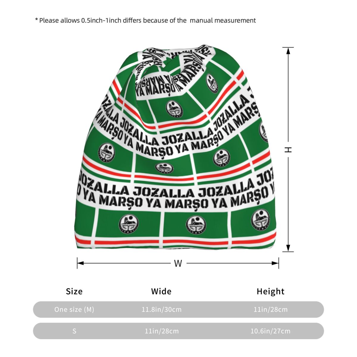 Marso Ya Jozalla Ichkeria Flag - Knit Beanie Hat Warm incelemesi ve fiyatı