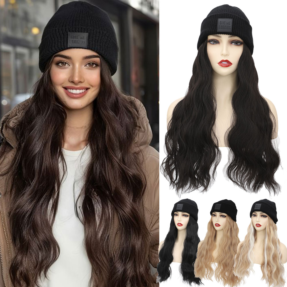 S-noilite Synthetic Hat Wig Be - Knit Beanie Hat Warm incelemesi ve fiyatı