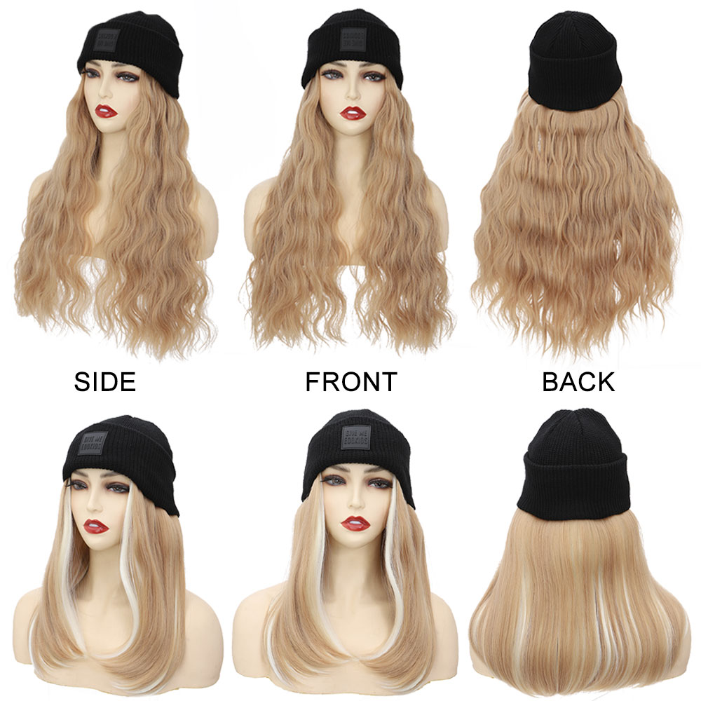 S-noilite Synthetic Hat Wig Be - Knit Beanie Hat Warm incelemesi ve fiyatı
