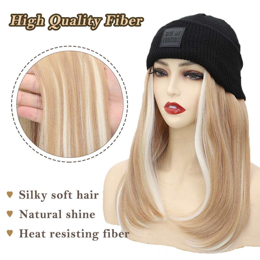 S-noilite Synthetic Hat Wig Be - Knit Beanie Hat Warm incelemesi ve fiyatı
