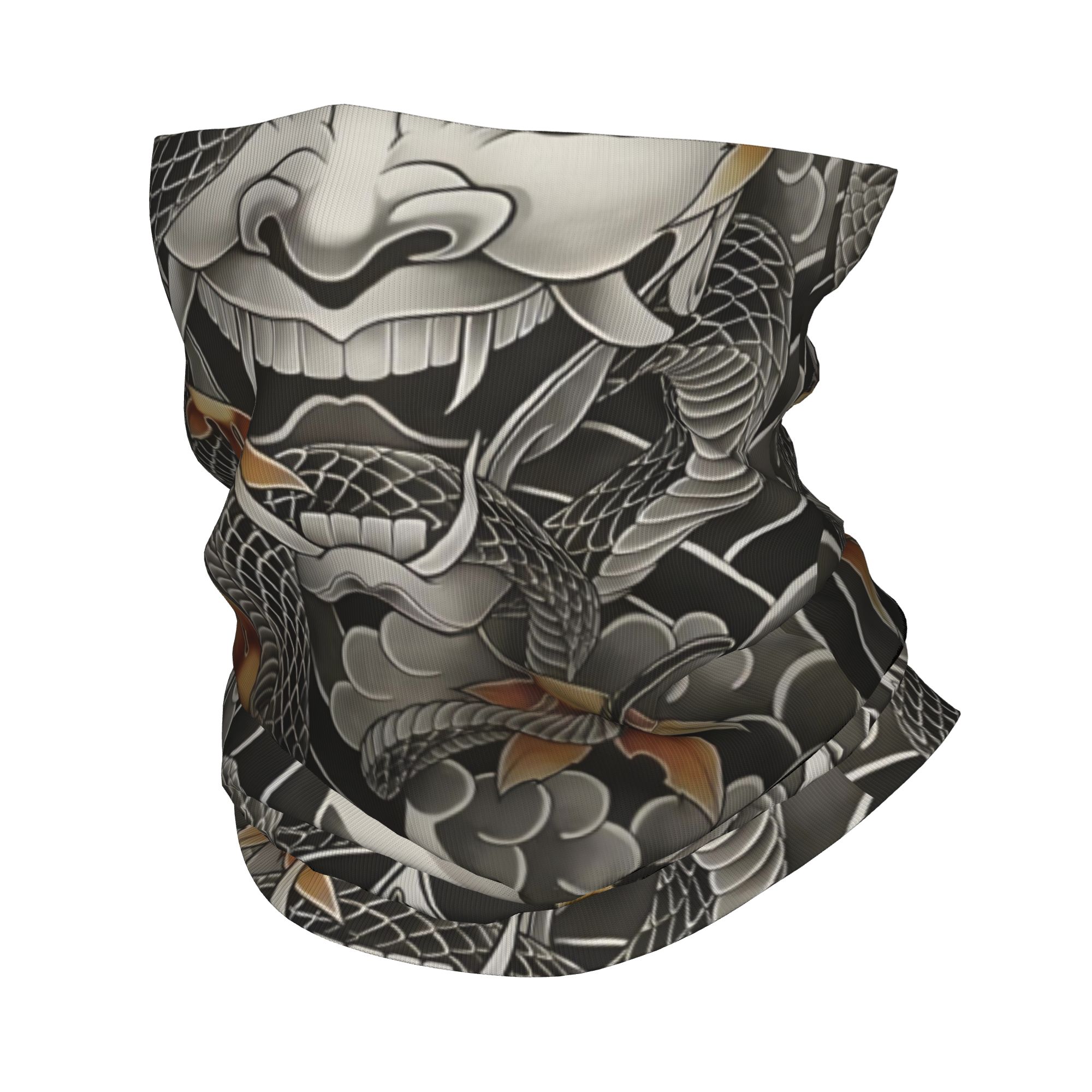 Custom Samurai Oni Demon Banda - Neck Gaiter Fleece incelemesi ve fiyatı