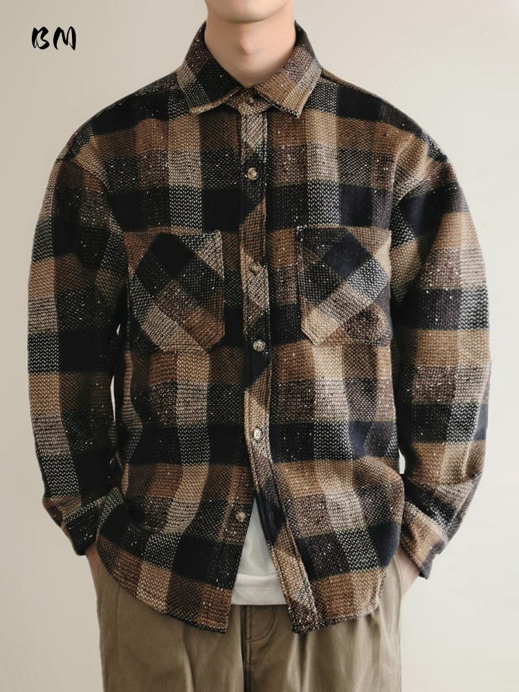Mens American Vintage Yarn Dye - Flannel Shirt Lined incelemesi ve fiyatı