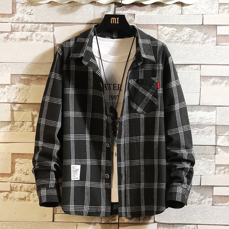 2025 Summer Men's Plaid Shirt  - Flannel Shirt Lined incelemesi ve fiyatı