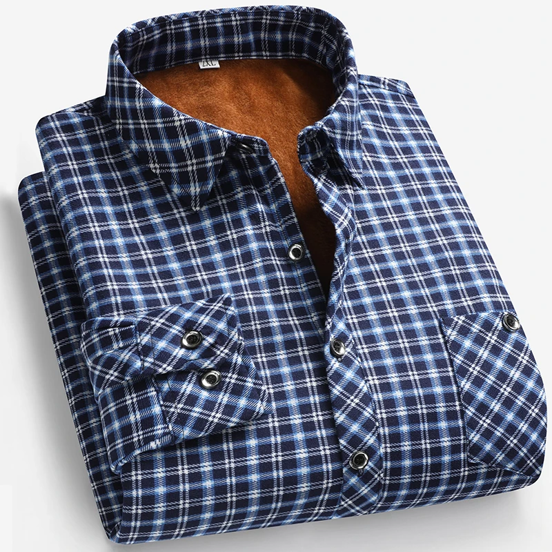 2026 Autumn and Winter Men's F - Flannel Shirt Lined incelemesi ve fiyatı