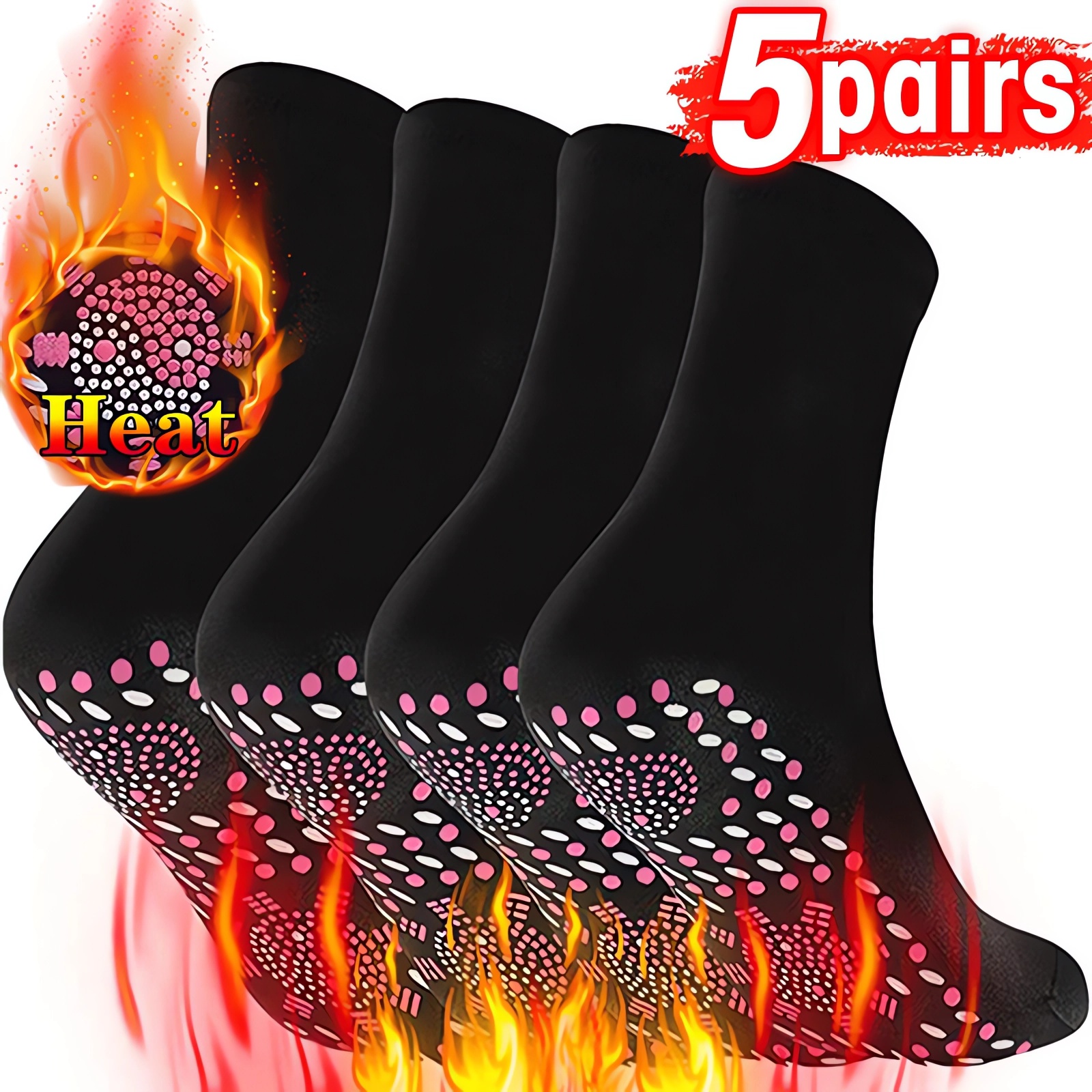 Clearance_1-10pairs Tourmaline - Thermal Sock Wool incelemesi ve fiyatı