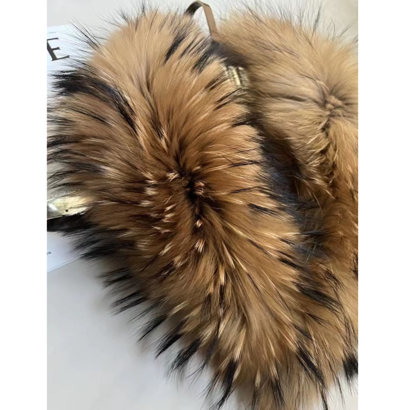 Raccoon Fur Collar Female Wint - Shawl Wrap Winter incelemesi ve fiyatı