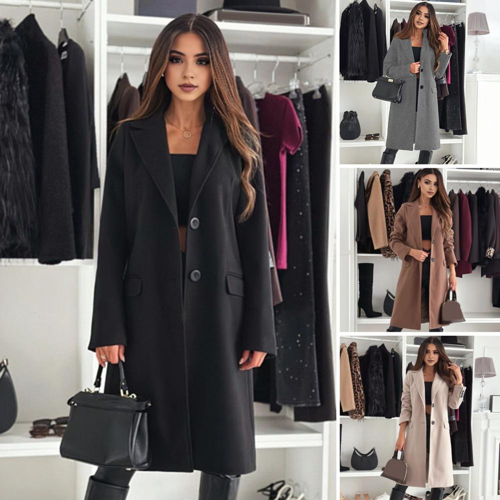 Wrinkle Resistant Coat Women’s - Wool Coat Peacoat incelemesi ve fiyatı