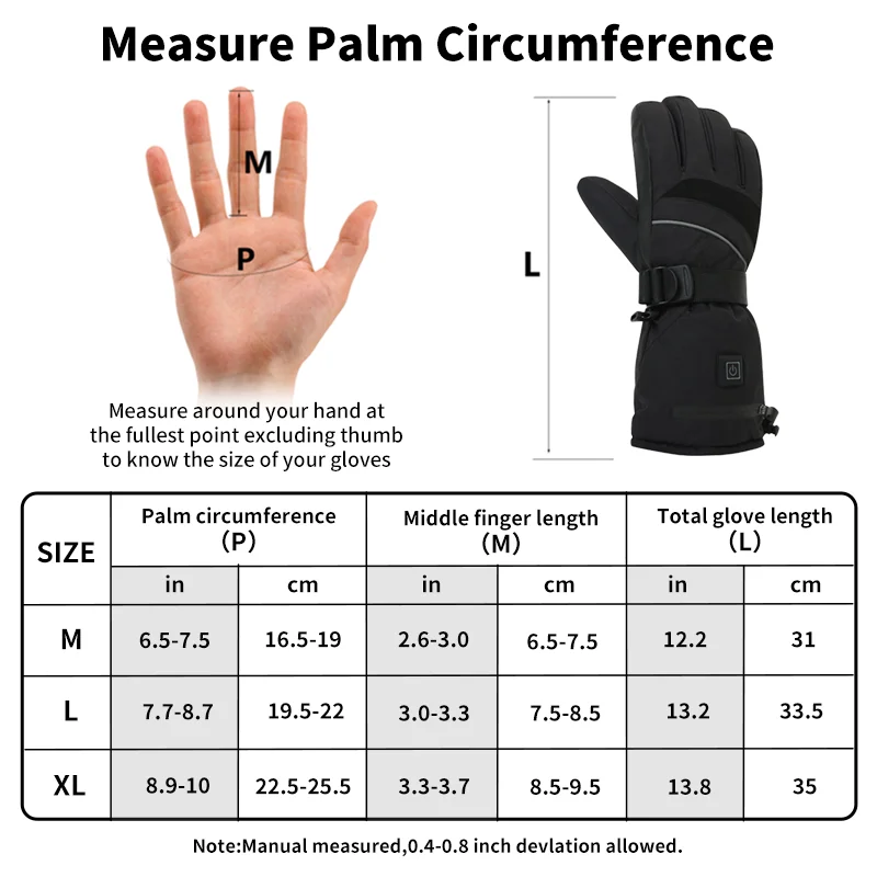 USB Rechargeable Heated Motorc - Touch Screen Gloves incelemesi ve fiyatı